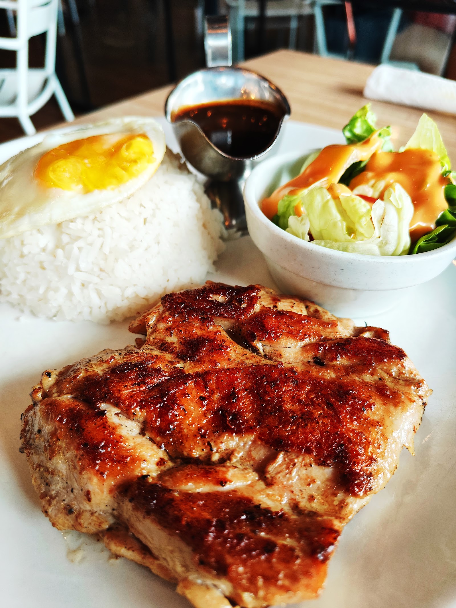 Black Pepper Chicken Chop Rice